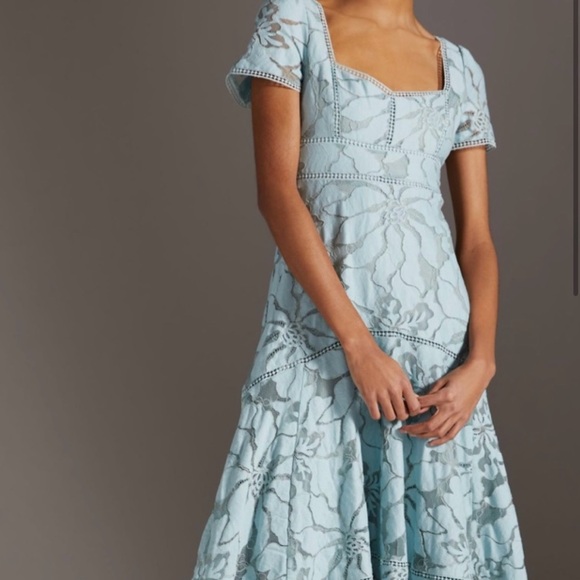 Anthropologie | Dresses | By Anthropologie Slim Lace Maxi Dress | Poshmark